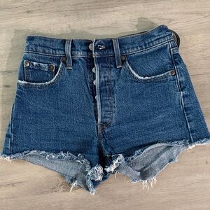 Levi's Classic Blue Jean Shorts